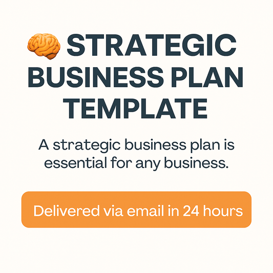 Strategic Business Plan Template