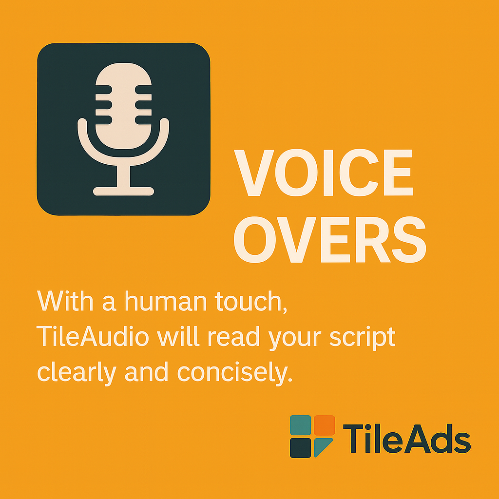 TileAudio – Professional Voice Overs